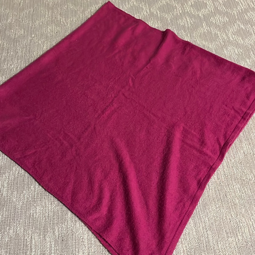 100% Cashmere poncho love this pretty color